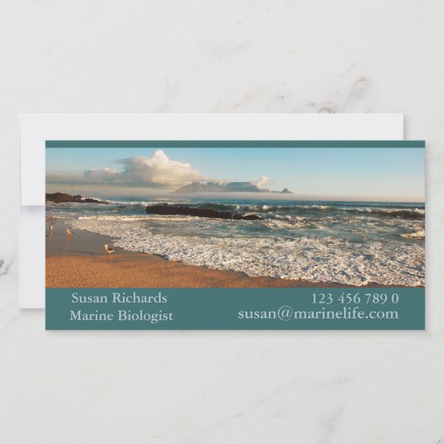 Photo business cards - customisable template (Front)