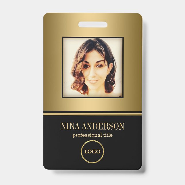 Photo Business ID Badge (Front)