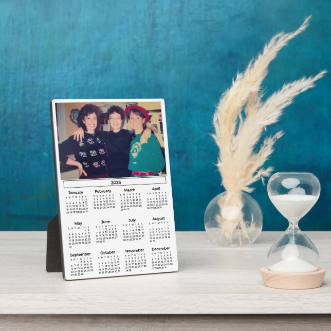 Photo Calendar 2026 Plaque (Side)