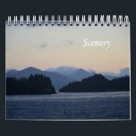 Photo Calendar Scenery<br><div class="desc">Photo Calendar with scenic photos from Haida Gwaii Islands,  BC,  Canada. Small,  white pages with American Holiday dates.</div>