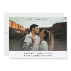Photo & Calligraphy 3BF Mod Horizontal Wedding Inv