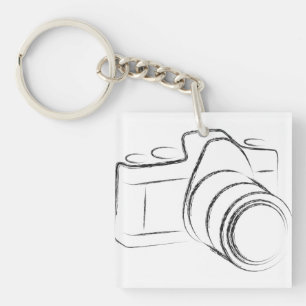 Photo Camera Key Ring