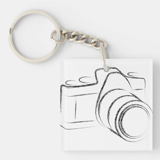 Photo Camera Key Ring (Front)