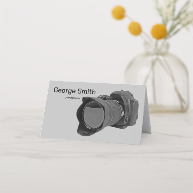 Photo camera loyalty card (Front)