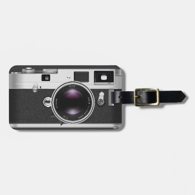 Photo Camera Luggage Tag (Front Horizontal)