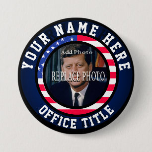Photo Campaign Template Round 7.5 Cm Round Badge