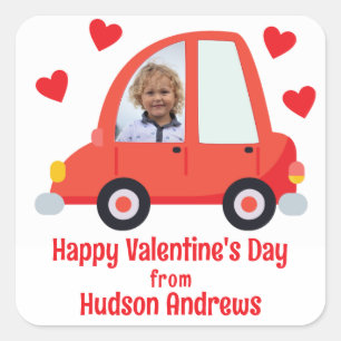 Photo Car Valentine's Day Stickers