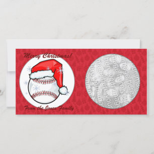 Photo Card - Christmas Baseball