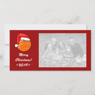 Photo Card - Christmas Basketball