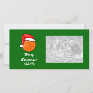 Photo Card - Christmas Basketball