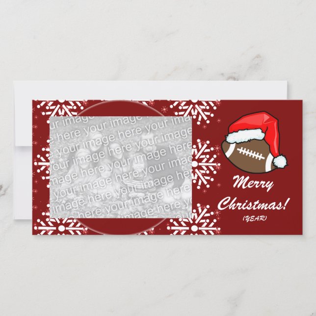 Photo Card - Christmas Football (Front)