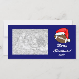 Photo Card - Christmas Football