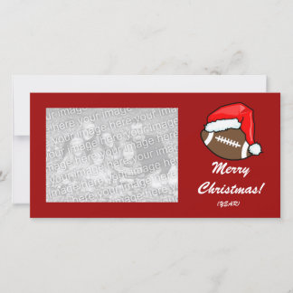 Photo Card - Christmas Football