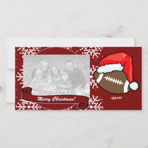 Photo Card - Christmas Football