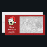 Photo Card - Christmas Soccerball<br><div class="desc">Customise this holiday card with your favourite photo and personalised text.</div>