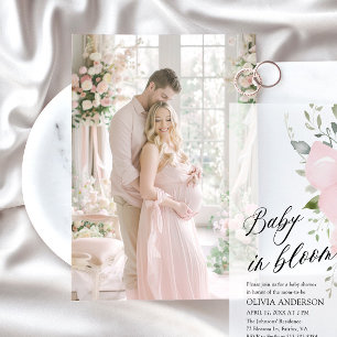 Photo Card for Vellum Baby Shower Invitation