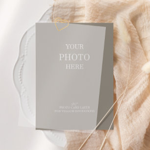 Photo Card for Vellum Save the Date