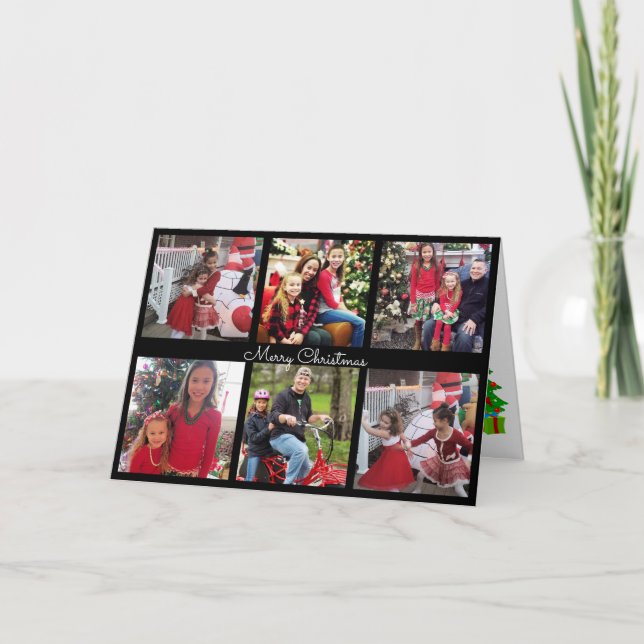 Photo Card Grandparents 6 Gallery Photos Christmas (Front)