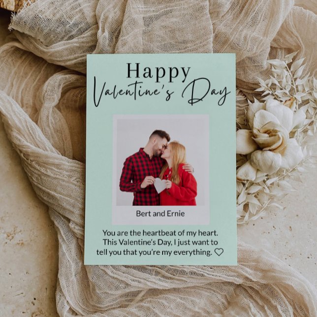 Photo Card Happy Valentine's Day (Photo Card Happy Valentine's Day)