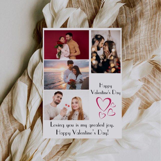 Photo Card Happy Valentine's Day (Photo Card Happy Valentine's Day)