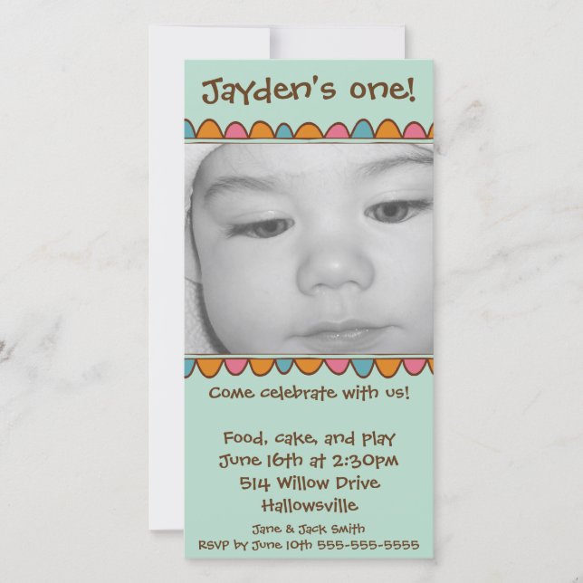 Photo Card Invitation (Front)