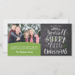 Photo Card - Merry Little Christmas<br><div class="desc">A great way to send your holiday greetings to friends and family.</div>