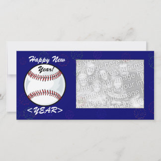 Photo Card - New Year Baseball