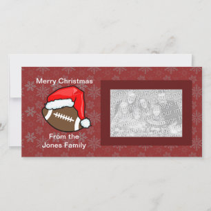 Photo Card - Santa Football