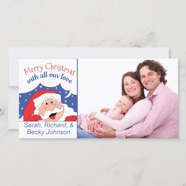 Photo Card Santa Says... (Front)
