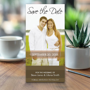 Photo Card: Save the Date - Minimalistic