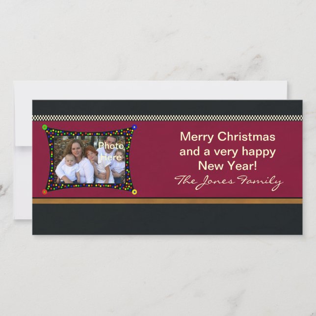 Photo Cards - Christmas Photo Pic Insert (Front)