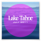 Photo CD Jewel Case Insert with Fuchsia Circle