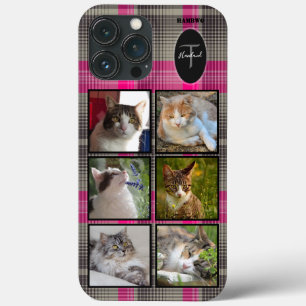 Photo Cell Phone Case Plaid HAMbyWG