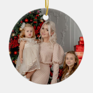 Photo Ceramic Ornament - Keepsake Holiday Gift