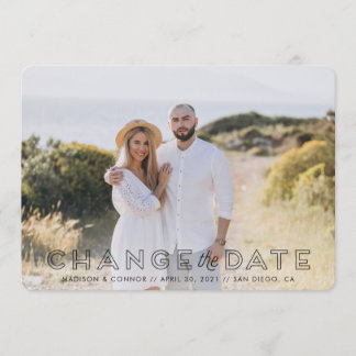 Photo Change the Date Card