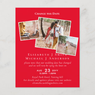 PHOTO Change the Date Plans Postponement ANY Event