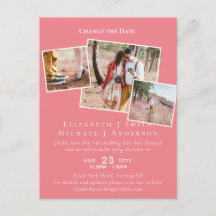 PHOTO Change the Date Plans Postponement ANY Event