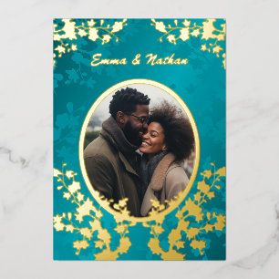 Photo Cherry Blossom  Wedding Turquoise