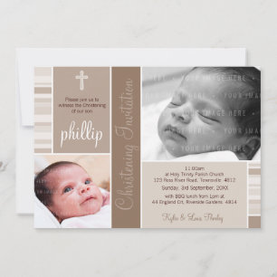 PHOTO CHRISTENING INVITES :: essence 3L