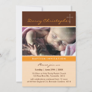 PHOTO CHRISTENING INVITES :: faith 4P