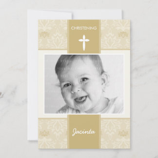 PHOTO CHRISTENING INVITES :: pretty 3P