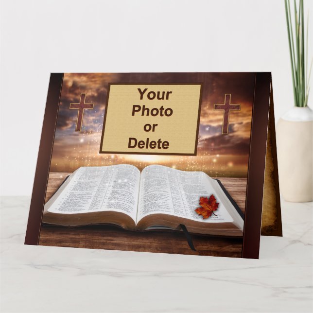 Photo, Christian Cards, Pastor Appreciation Cards (Front)