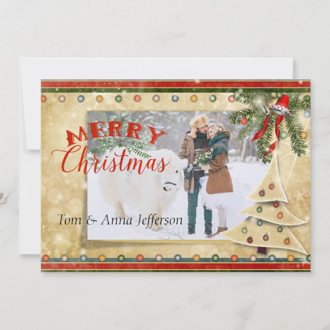 Photo Christmas Card (Front)