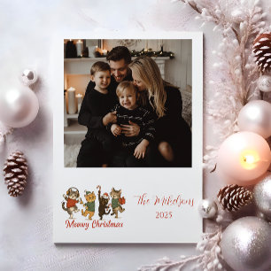 Photo Christmas Cats Holiday Party Card
