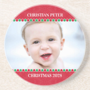 Photo Christmas Coaster