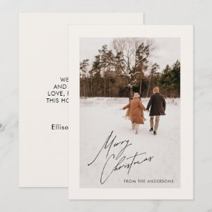 Photo Christmas Family Holiday Card