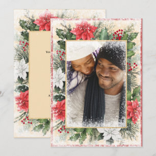 Photo Christmas Holiday Xmas Vintage Seasonal Card