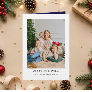 Photo Christmas Nativity Glory to God Christian Holiday Card