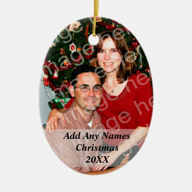 Photo Christmas Or Other Holiday Ornament (Front)