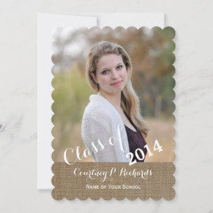 Photo Class of Graduation Announcement